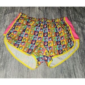 BUC-EES Print Running Shorts Bright‎ Colors Women's Athleisure